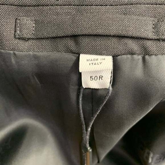 BURBERRY Black Studded Mohair Wool Peak Lapel Sport Coat - Picture 8 of 11